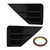 1 Pair Rear Side Window Louver Decorative Window Shutters Trim Sticker Replacement for Toyota CHR 2018 to 2021