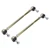 2 Sets Tie Rod Left Right Side Metal Alloy Replacement for BAYOU 220 KLF220 KLF‑220 1988‑2002