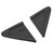 Side View Mirror Triangle Trim 60117 02370 Door Mirror Flag Applique Panel for Corolla 2019 2021