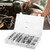 80pcs Collar Stainless Steel Hose Clamp Adjustable Pipe Tube with Wrench