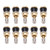 10 Pcs Brass Valve Stem TR501 High Strength Tubeless Truck Valve Stem for 0.625in Valve Holes