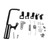 Throttle Cable Mount Kit for EZ‑EFI 304147 Carburetor Throttle Cable Mount Bracket for 700R4 Transmissions