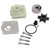 Water Pump Impeller Repair Rebuild Kit 61NW007811 Replacement for Yamaha Outboards 25/30 HP