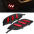 1 Pair Car Taillight DRL LED Signal Lights Rear Bumper Tail Brake Lamp for Civic 16‑17