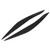 Pair Carbon Fiber Headlight Eyebrow Eyelid Cover for 5 Series F10 2010‑2013