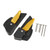 1 Pair Motorcycle Rear Footrests Metal Foldable Pedals Replacement for Vespa Primavera Sprint 125 150 2017‑2020Golden
