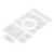 10pcs Aluminum Alloy Car Button Sticker Decorative Trim Fit for Land Rover Executive 15-16