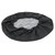 15in Tire Protective Cover PVC Leather Waterproof Wear Resistant Black Spare Wheel Cover for Most Cars