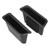 2PCS Car Front Door Handle Storage Box Pocket Black Replacement for Mustang 2015‑2017