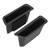 2PCS Car Front Door Handle Storage Box Pocket Black Replacement for Mustang 2015‑2017
