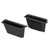 2PCS Car Front Door Handle Storage Box Pocket Black Replacement for Mustang 2015‑2017