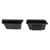 2PCS Car Front Door Handle Storage Box Pocket Black Replacement for Mustang 2015‑2017