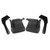 4pcs Car Fender Mudguard Mudflap Splash Guard with Hardwares Fit for Honda Accord 2013-2017