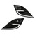 2pcs LED Daytime Running Light Front Bumper Fog Turn Signal Lamp Replacement for Camry SE XSE 2018‑2020