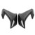 2pcs Front Tank Side Panel Trim Cover Carbon Fiber Style Fit for Kawasaki Z900 2017‑2019