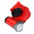 12V 120dB Compact Loud Air Horn Alarm Auto Motorcycle Snail Trumpet