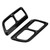 2pcs Exhaust Tip Trim FourOut Tail Throat Frame Replacement for Cadillac XT6 202021(Glossy Black )