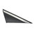 Front Right Fender Corner Molding Chrome Plated 86190 C1000 Replacement for Hyundai Sonata 2015‑2019