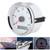 85mm / 3.3in Boat Tachometer Sensor IP67 Tacho Gauge 12V / 24V Red Light with LCD Display Service Hour Meter 3000 RPMSilver Frame White Dial