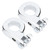 Universal Motorcycle 32mm Foot Rest Mount Bracket Clamp Fit for Honda Yamaha(Electroplating)