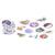 50pcs Mixed Vinyl Decals Cute Spaceman Pattern Universal DIY Decoration for Car Laptop Luggage