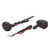 Pair Motorcycle Turn Signal Light with Grill Cover 3 Wires Retro 10mm Installing Hole Universal Replacement