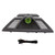 Dashboard Clock Display Surround Trim 970 552 151 01 6W0 with Green Stopwatch Replacement for Panamera 2010‑2016 Agate Grey