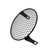 6.3" Retro Motorcycle Grill Diamond Side Mount Headlight Cover Mask Cafe Racer