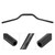 Universal 22mm CNC Aluminum Alloy Motorcycle Handlebar 28.6mm Fixed Code Drag Bar (Black)