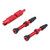 1.6in Tubeless Valve Stem French Type Aluminum Alloy Accessories for Road Bicycles Mountain BikesRed