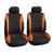 9 Pcs Car Seat Cover Vehicle Protective Cushion Four Seasons Universal Full Surround Headrest Auto Interior Decoration for Most Car Truck Suv Van Seam Style