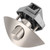 Drawer Button Lock Cabinet Door Push Locking for Marine Boad RV 12‑25mm Wooden Cabinet DoorBrushed Silver
