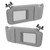 1pair Sun Visor Car Plastic Gray Sunshade with Mirror 74320 06800 B0 for Camry 2007 to 2011