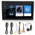 10in 1Din Car GPS Stereo 1080P MP5 Player WiFi Universal Modified Navigation 2USB for Android 1G+16G