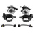 4in LED Fog Lamp Round with Bracket Harness DRL Turning Signal Fit for Jeep Wrangler JL 2018‑2020
