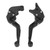 Motorcycle Folding Clutch Lever Adjustable Reliable Locking Mechanism CNC 6061 Aluminum Alloy for CBR650F CB650F R Black