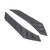 2 Pcs Carbon Fiber Style Hood Vents Bonnet Cover Rubber Front Bonnet Vent Universal for Car