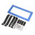 Car Front License Plate Frame Mount Bracket Aluminium Alloy Replacement for Tesla Model Y 2017‑2022 Blue
