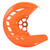 Front Brake Disc Guard Cover Protector 22mm Shaft Diameter Fit for 125‑530 SX SX‑F SX‑F Factory Edition Orange