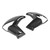 2pcs Carbon Fiber Style Motorbike Front Side Radiator Fairing Fit for KAWASAKI ER‑6N ER6N 2009‑2011