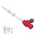 Hydraulic Clutch Master Cylinder Rod Brake Pump M10x1.25mm Aluminium Alloy for Motorcycle ATV Dirt BikeRed