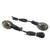2PCS Motorcycle Front Rear Turn Signal Lights DC 12 V LED Blinker Indicator Light Replacement For NINJA 250R 2008‑2012 Dark Brown