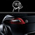 Funny Cartoon Middle Finger Vinyl Car Stickers Motorcycle Decal Fashion Car Decoration Sticker