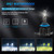 9005/HB3 LED Headlight Bulbs IP67 Waterproof Car LED Headlight Bulbs 3000K/4300K/6000K 200W 40000LM Bright LED Headlights, 2PCS