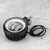 LED Work Light 6000K 30W Waterproof Round Angel Eyes Lamp for Car ATV Boat OffRoad Vehicle(Red Light )