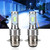 2Pcs H6 /PISD 80W 8000K LED Fog Light Bulb Lamp Ice Blue12-24V Universal