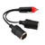2 Way Car Charger Cigarette Lighter Plug Socket Splitter Power Charger Adapter