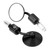 2Pcs Motorcycle Modified Oval Rearview Mirror Reflective Rear View Side Mirrors 22mm