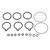 High Pressure Fuel Pump Sealing O-Rings Repair Kit 0445010002 Replacement Fit for Alfa Romeo