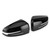 2pcs Side Rearview Mirror Cover Decorative Trim Cap Fit for Mercedes Benz A B C E CLS CLA GLAGlossy Black